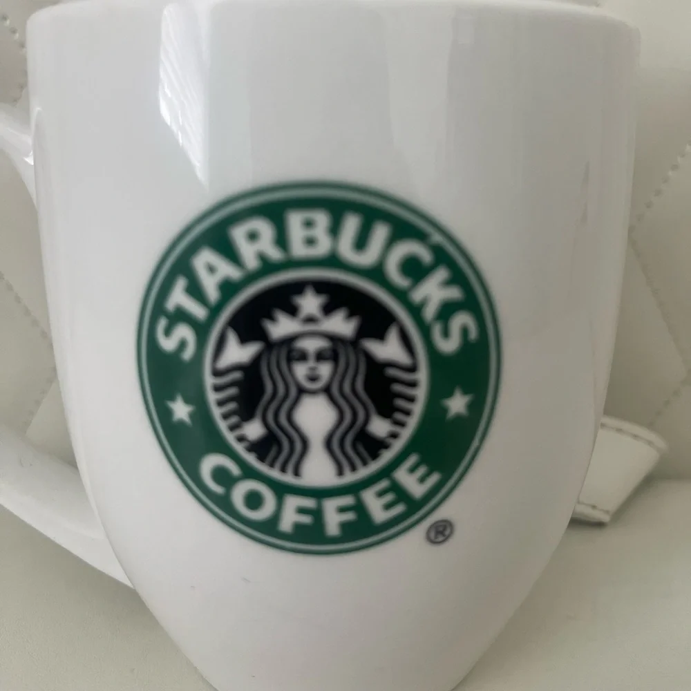 Starbucks Classic Vintage Logo Ceramic Coffee Mug Mermaid Siren 1990s - Picture 1 of 6